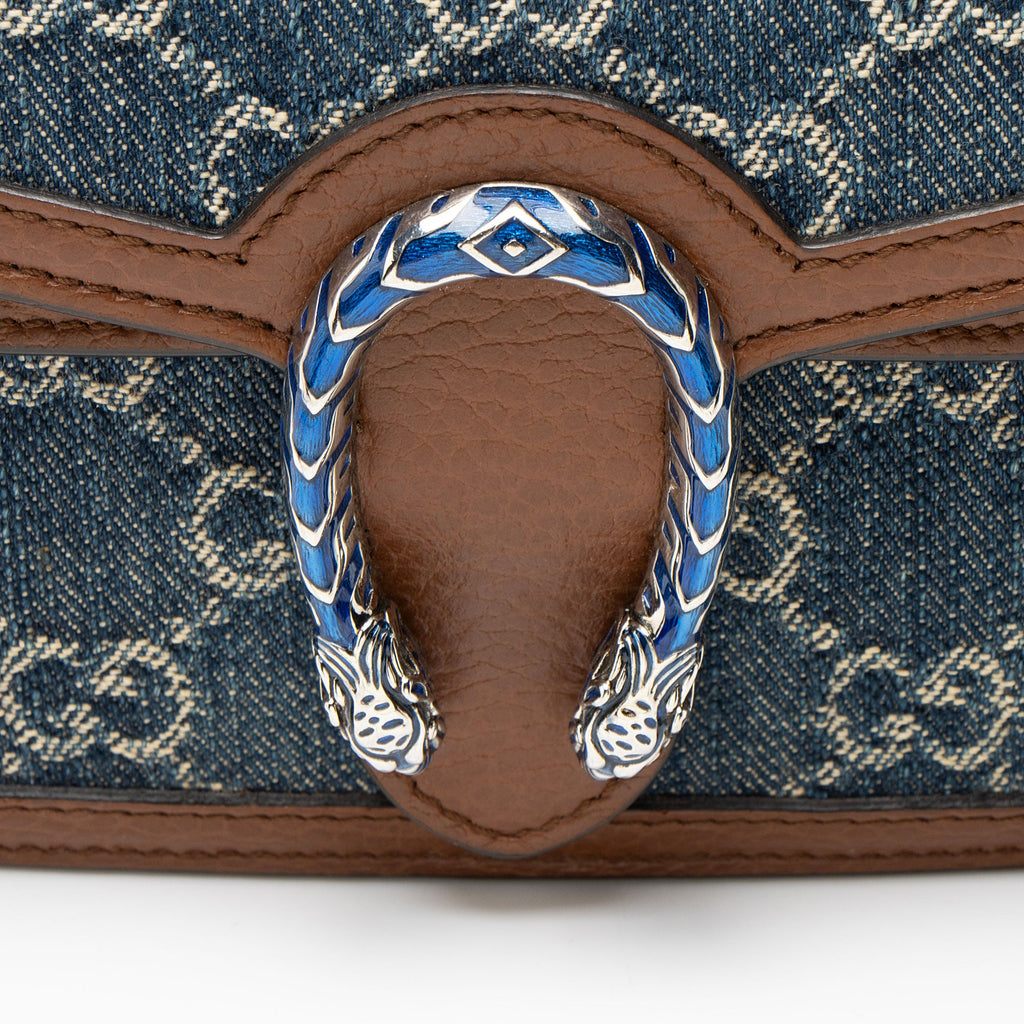 Gucci GG Denim Dionysus Mini Shoulder Bag
