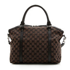 Gucci GG Denim Dome Satchel (SHF-17710)