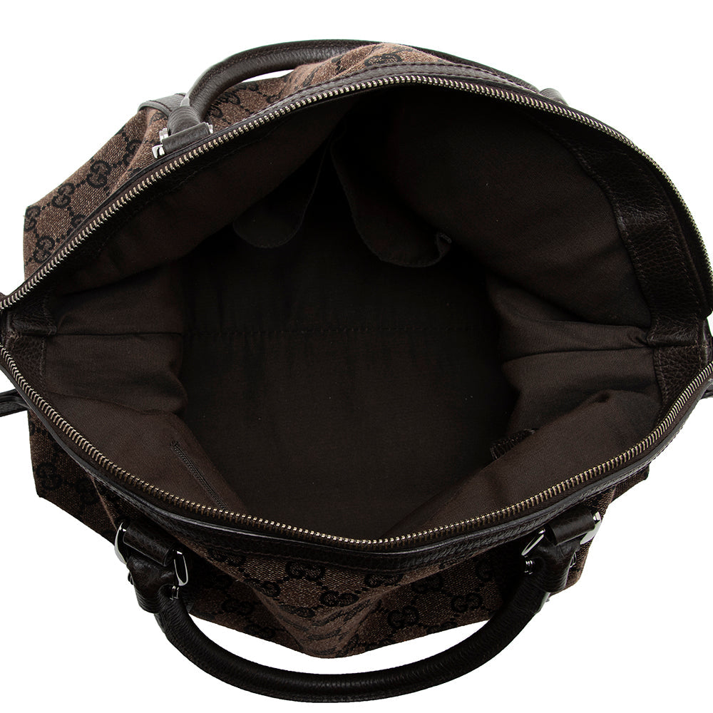 Gucci GG Denim Dome Satchel (SHF-17710)