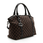 Gucci GG Denim Dome Satchel (SHF-17710)