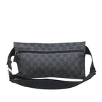 Gucci GG Denim Double Pocket Belt Bag (SHG-7wlRCP)