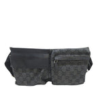 Gucci GG Denim Double Pocket Belt Bag (SHG-7wlRCP)