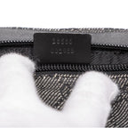 Gucci GG Denim Double Pocket Belt Bag