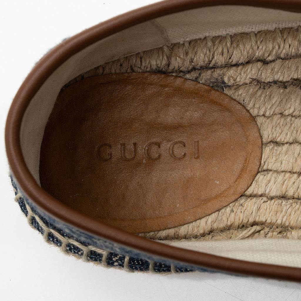 Gucci GG Denim Espadrilles - Size 9 / 39 (SHF-MZe4FJ)