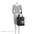 Gucci GG Denim Front Pocket Small Tote (SHF-23640)