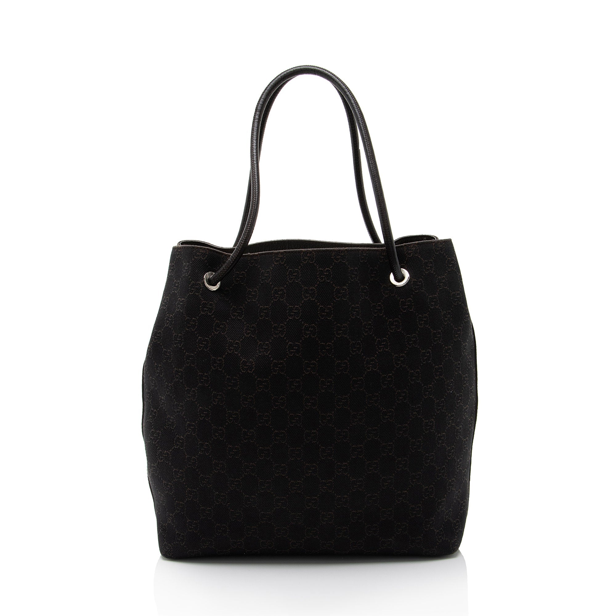 Gucci GG Denim Gifford Medium Tote (SHF-Z5HiOr)