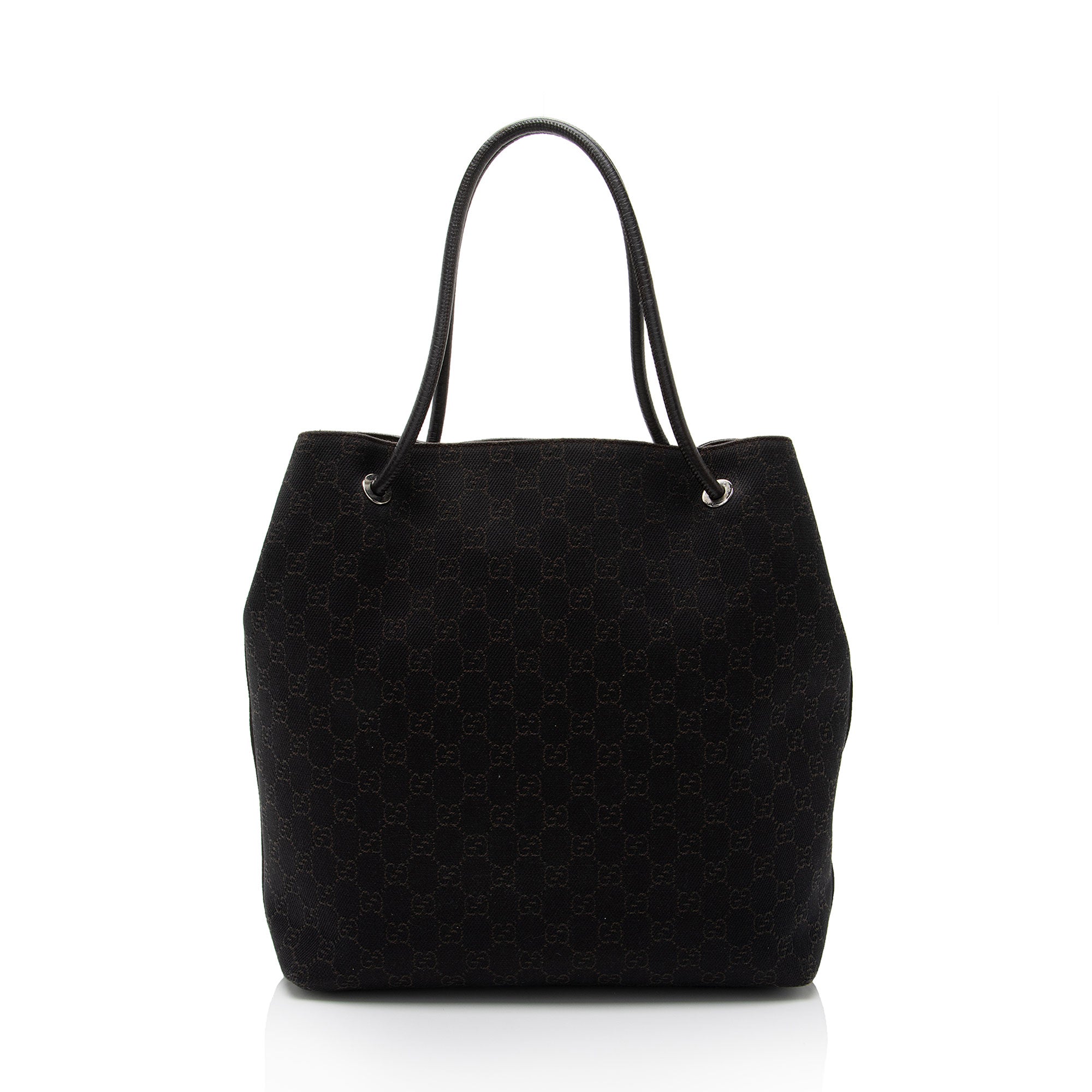 Gucci GG Denim Gifford Medium Tote (SHF-Z5HiOr)