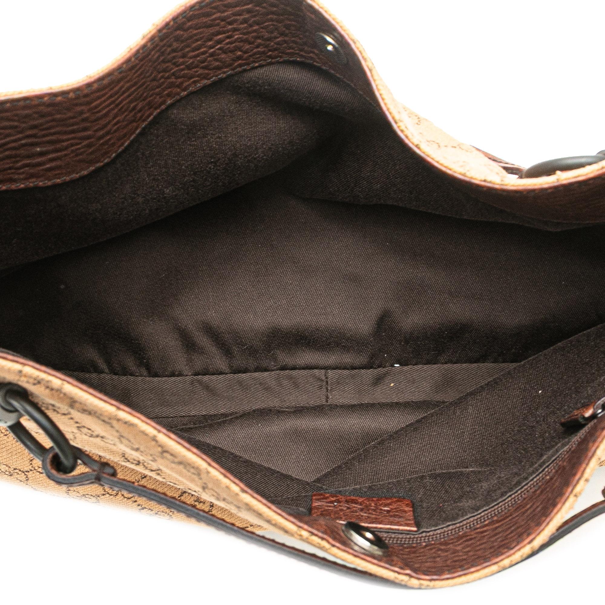 Gucci GG Denim Horsebit Shoulder Bag
