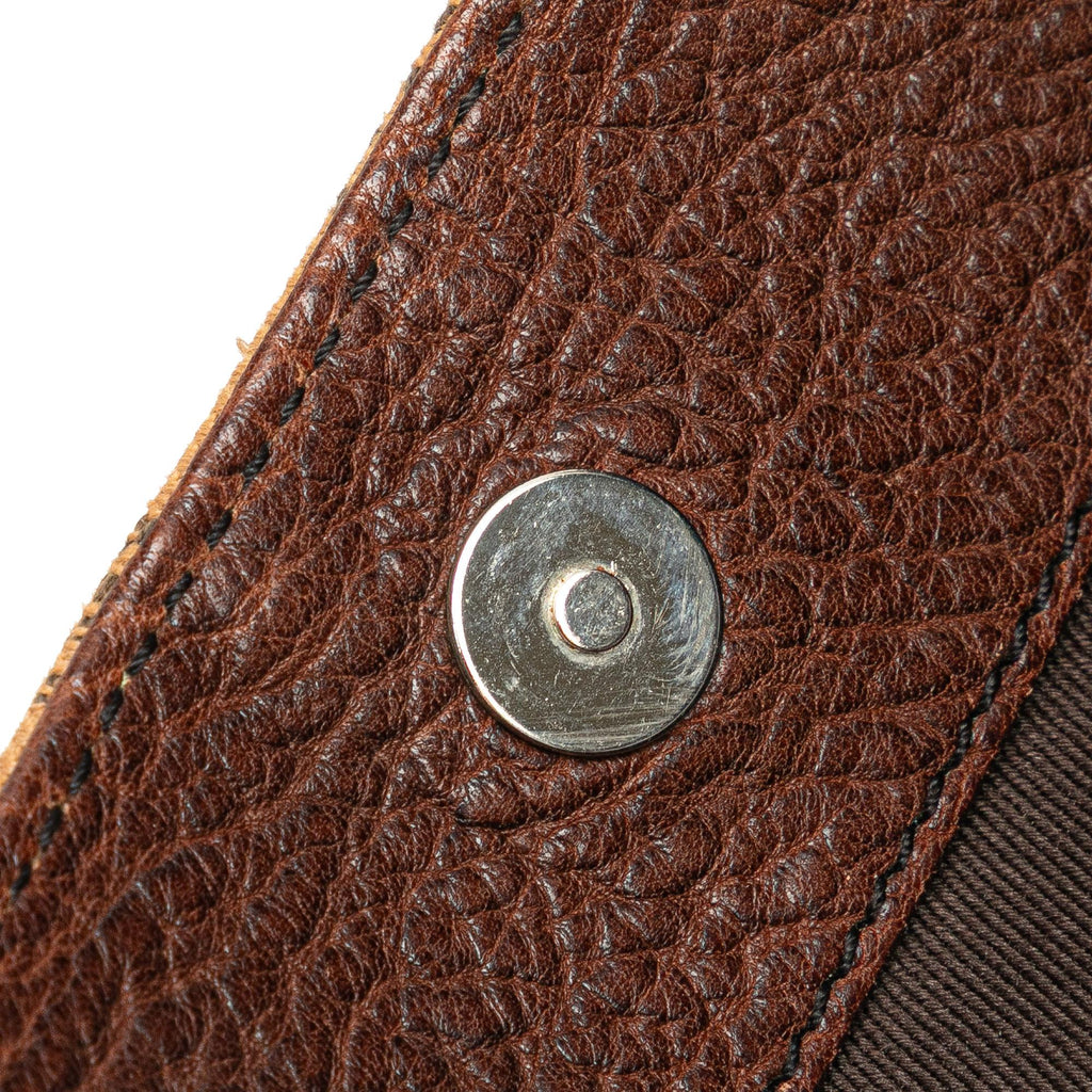 Gucci GG Denim Horsebit Shoulder Bag
