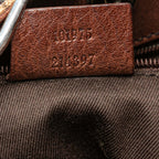 Gucci GG Denim Horsebit Shoulder Bag