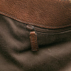 Gucci GG Denim Horsebit Shoulder Bag