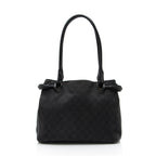 Gucci GG Denim Leather Square Tote