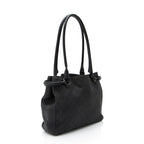 Gucci GG Denim Leather Square Tote