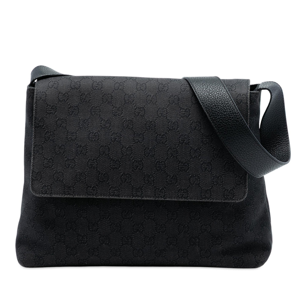 Gucci GG Denim Messenger Bag