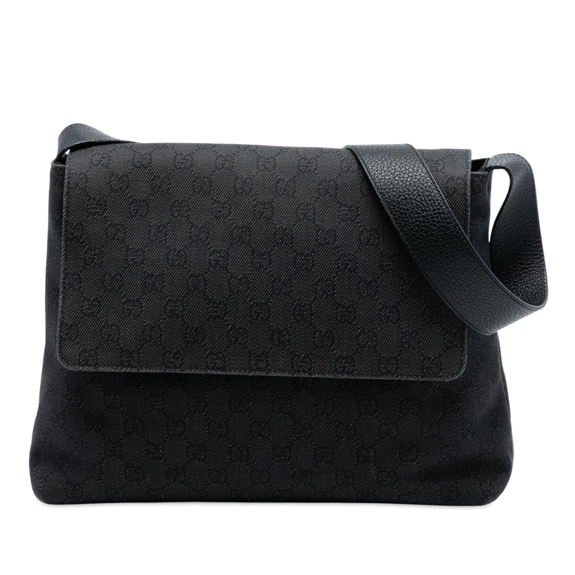 Gucci GG Denim Messenger Bag