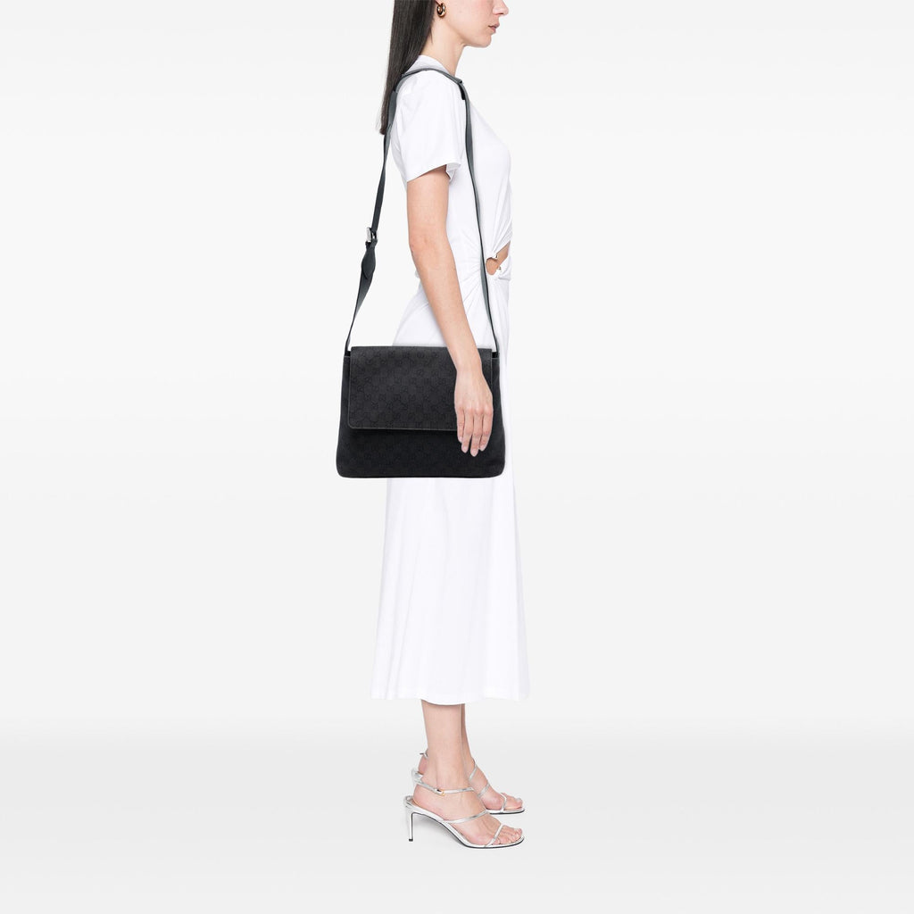 Gucci GG Denim Messenger Bag