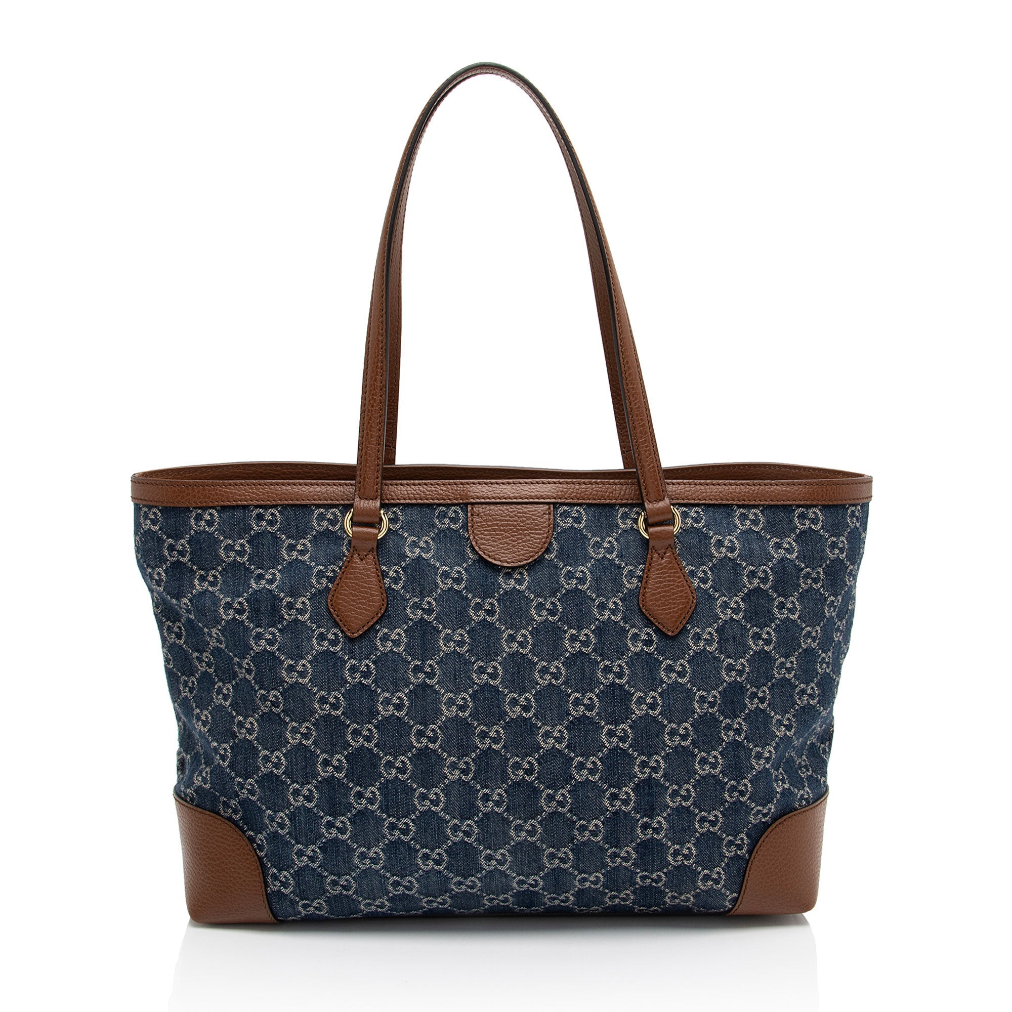Gucci GG Denim Ophidia Medium Tote (SHF-qNfSkO)