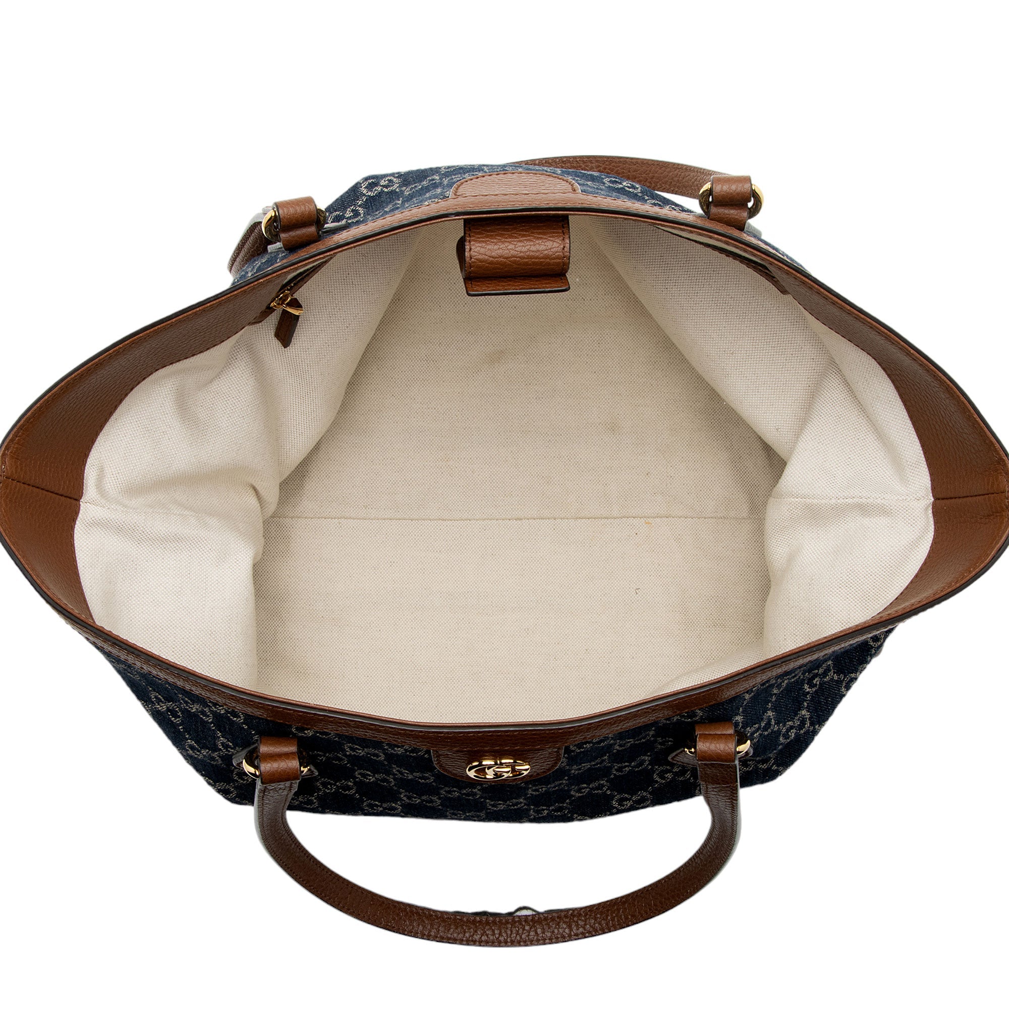 Gucci GG Denim Ophidia Medium Tote (SHF-YdRSNY)