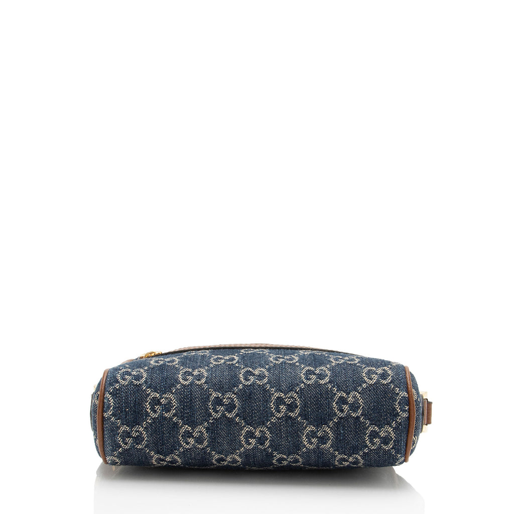 Gucci GG Denim Ophidia Mini Shoulder Bag