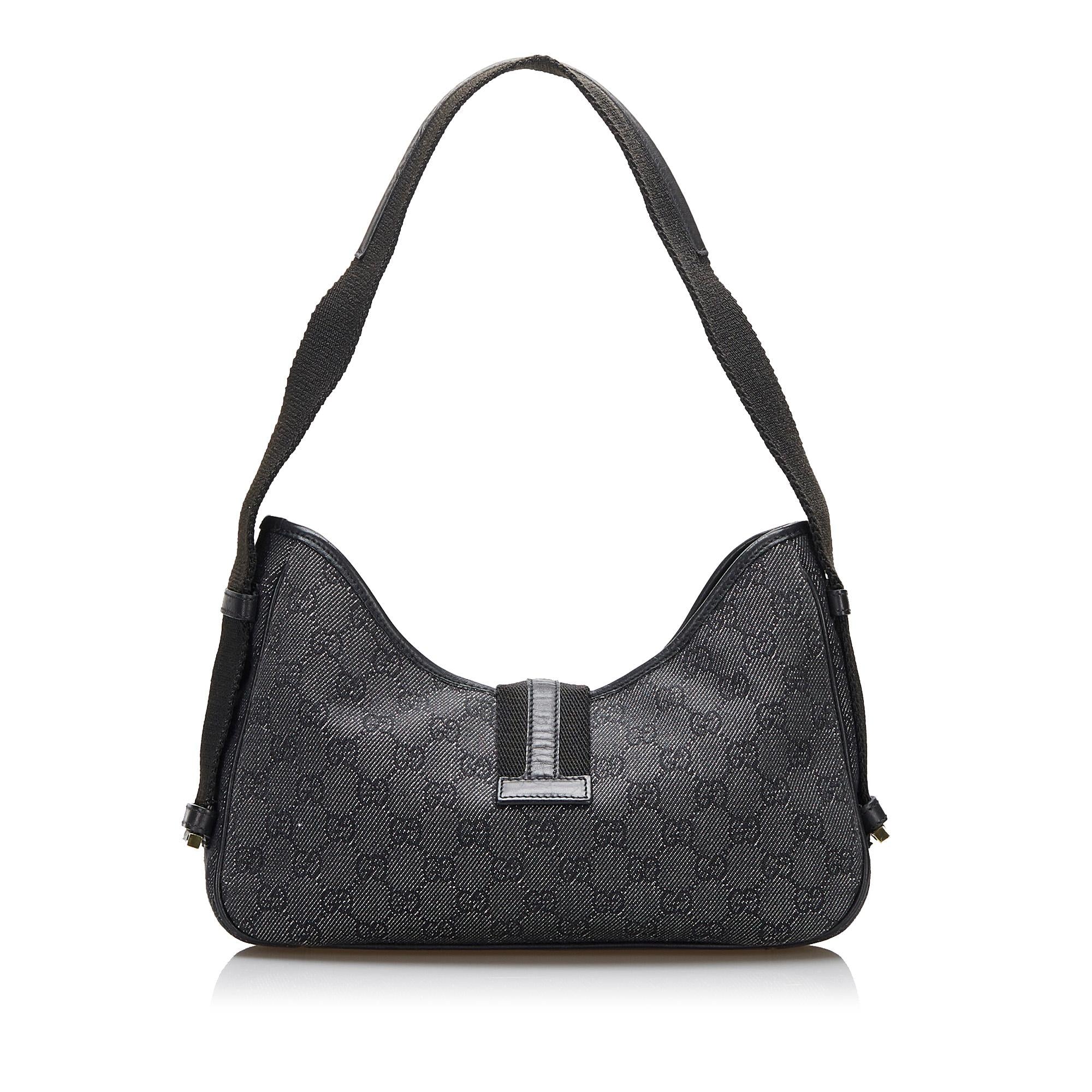 Gucci GG Denim Shoulder Bag (SHG-Ed4iPf)