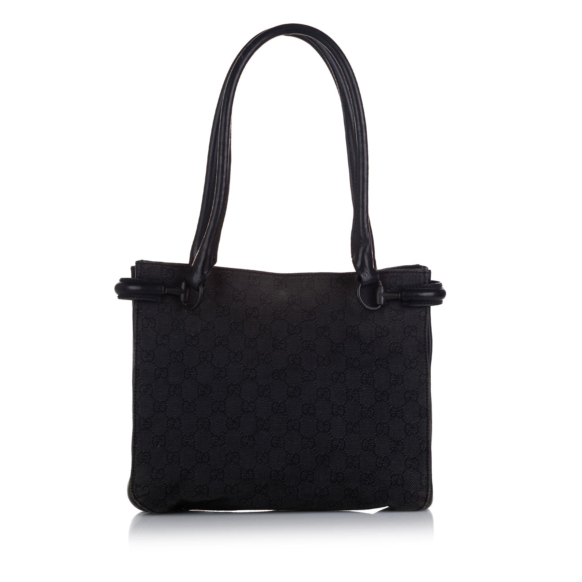 Gucci GG Denim Shoulder Bag