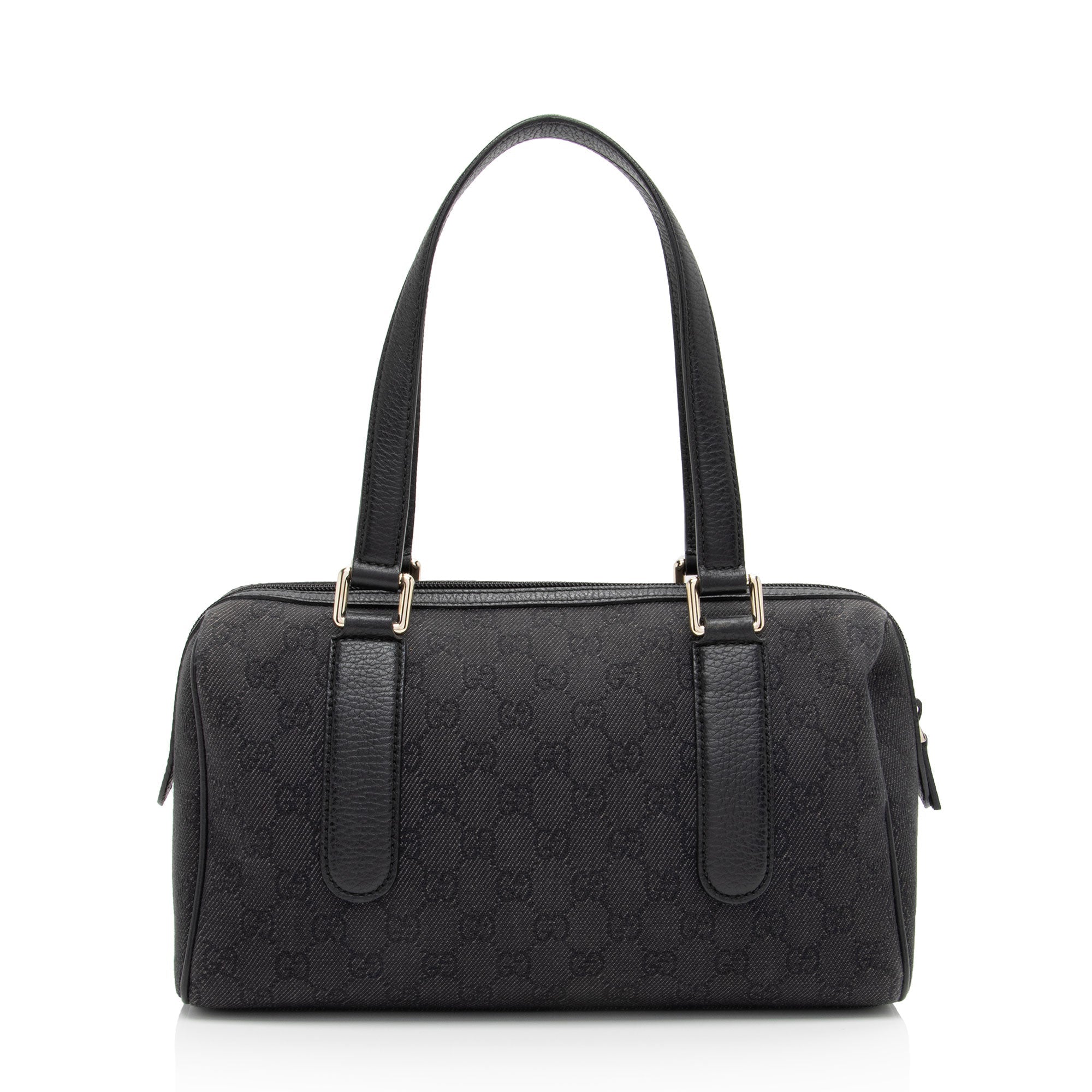Gucci GG Denim Small Satchel (SHF-0xwQtu)