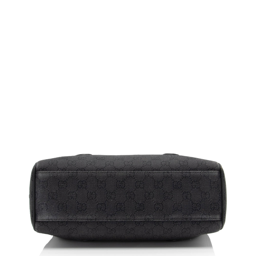 Gucci GG Denim Small Satchel (SHF-0xwQtu)
