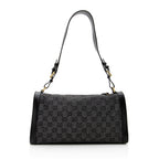 Gucci GG Denim Structured Shoulder Bag (SHF-19556)