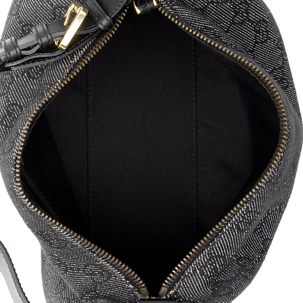 Gucci GG Denim Structured Shoulder Bag (SHF-19556)