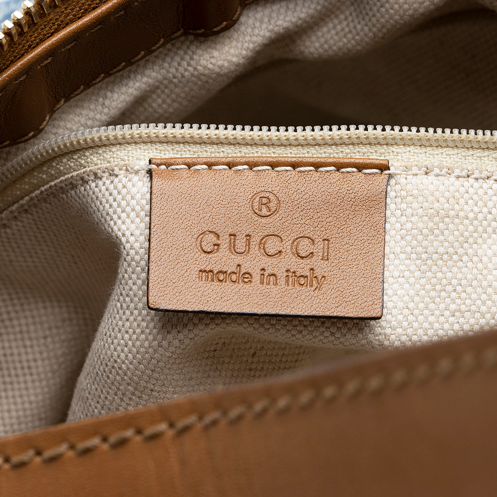 Gucci GG Denim Sukey Hobo (SHF-22174)