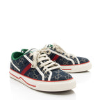 Gucci GG Denim Web 1977 Tennis Sneakers - Size 8 / 38 (SHF-VWBdkK)