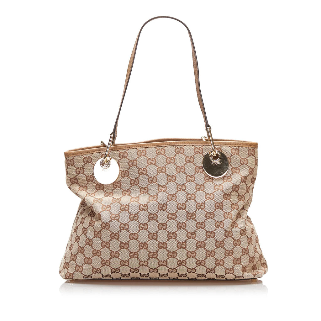 Gucci GG Eclipse Canvas Tote Bag (SHG-hlxc2U)