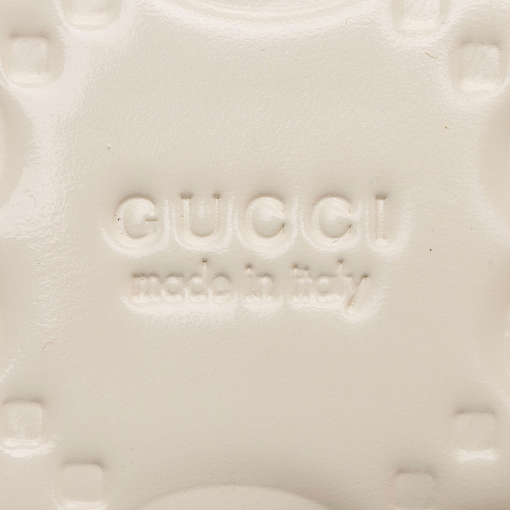 Gucci GG Embossed Interlocking G Thong Sandals - Size 8.5 / 38.5 (SHF-AYzBw4)