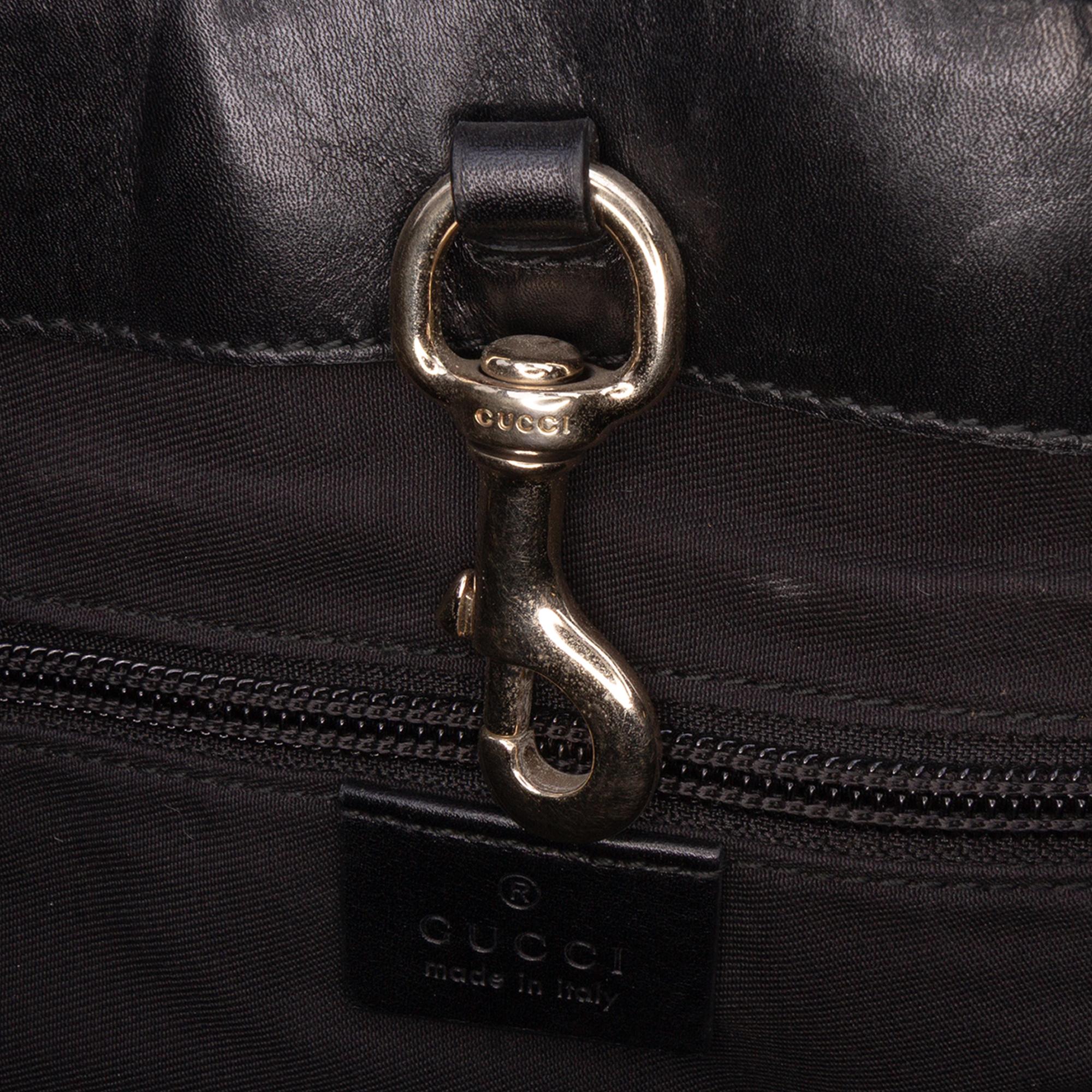 Gucci GG Embossed Leather Hilary Lux Tote