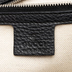 Gucci GG Embossed Neoprene Leather Bamboo Tassel Large Top Handle