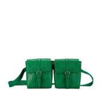 Gucci GG Embossed Perforated Double Belt Bag (SHG-a0WLGw)