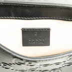 Gucci GG Embossed Perforated Double Belt Bag