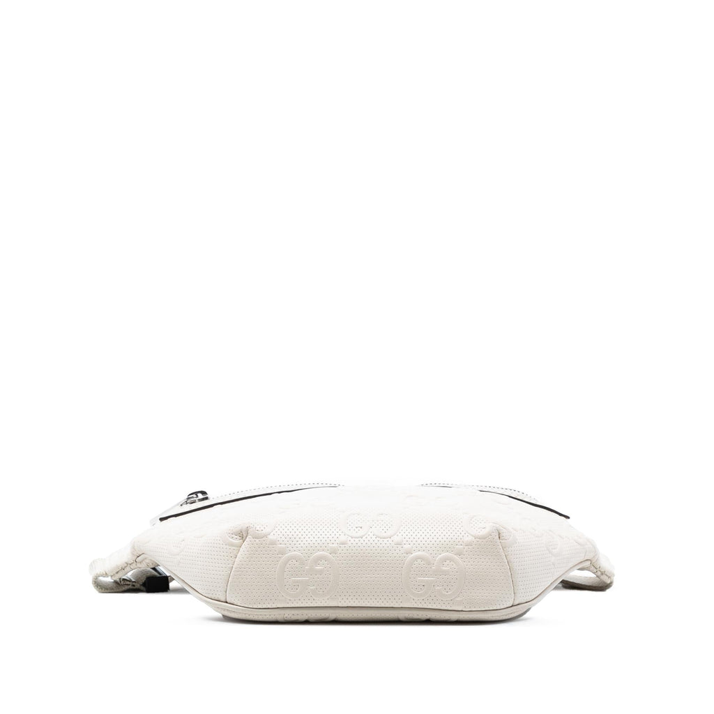 Gucci GG Embossed Perforated Leather Belt Bag