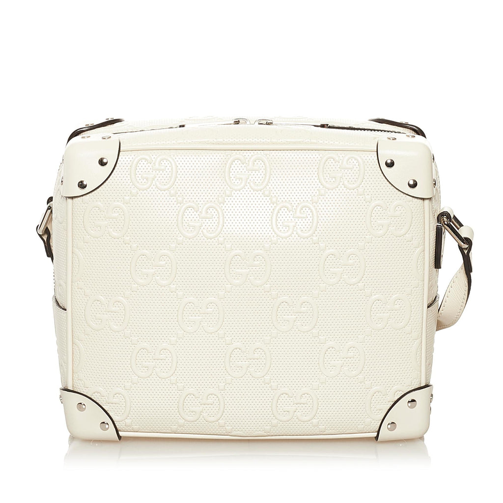 Gucci GG Embossed Perforated Square Bag (SHG-35081)