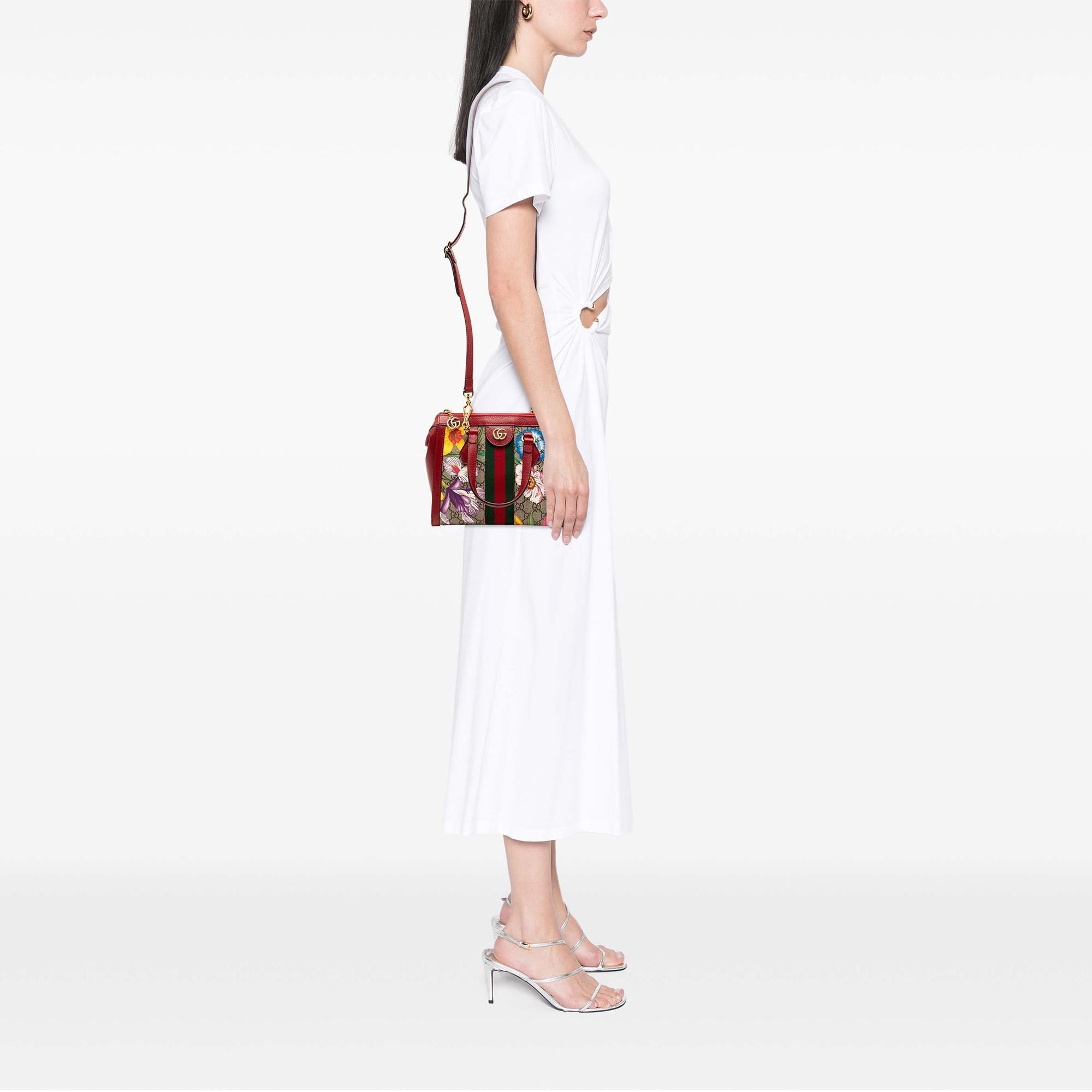 Gucci GG Flora Ophidia Satchel