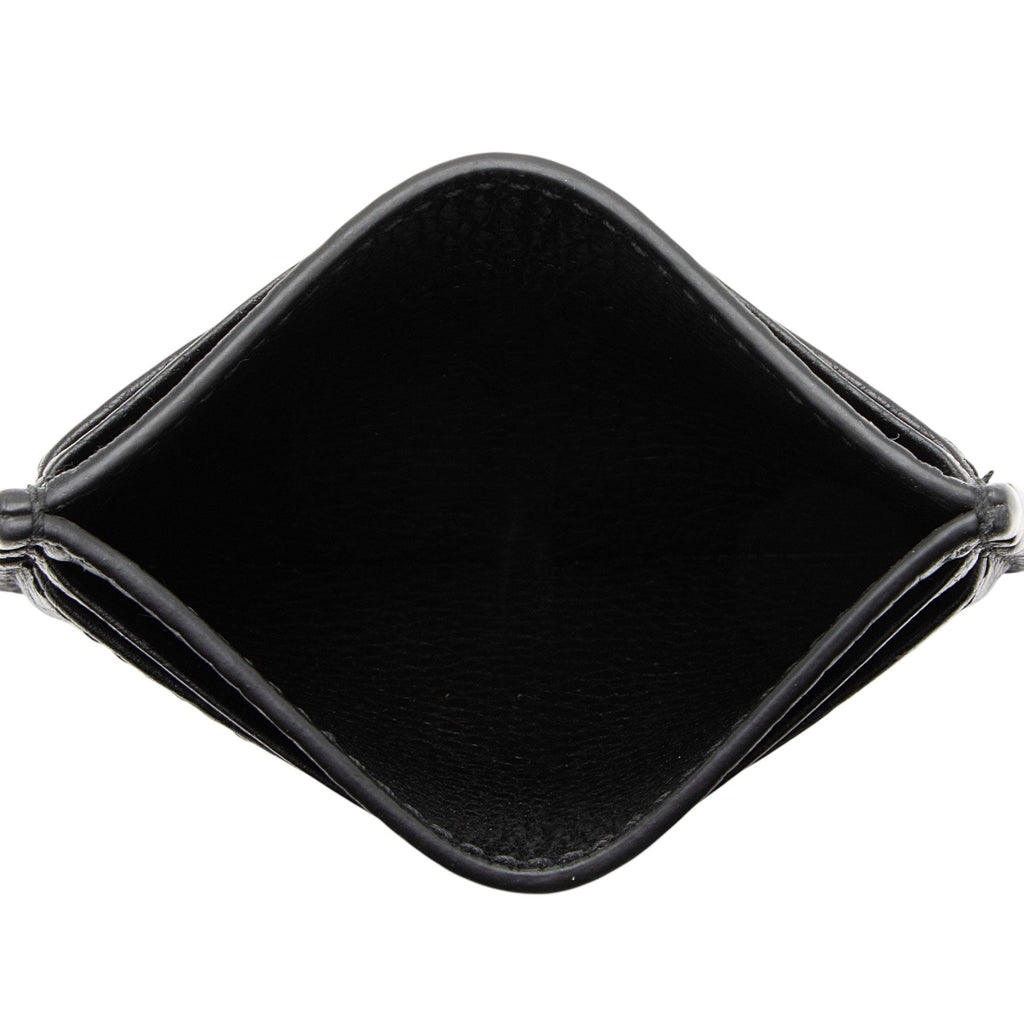Gucci GG Grainy Leather Emblem Card Case