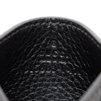 Gucci GG Grainy Leather Emblem Card Case