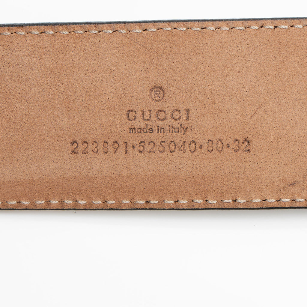 Gucci GG Imprime Interlocking G Belt - Size 32 / 80