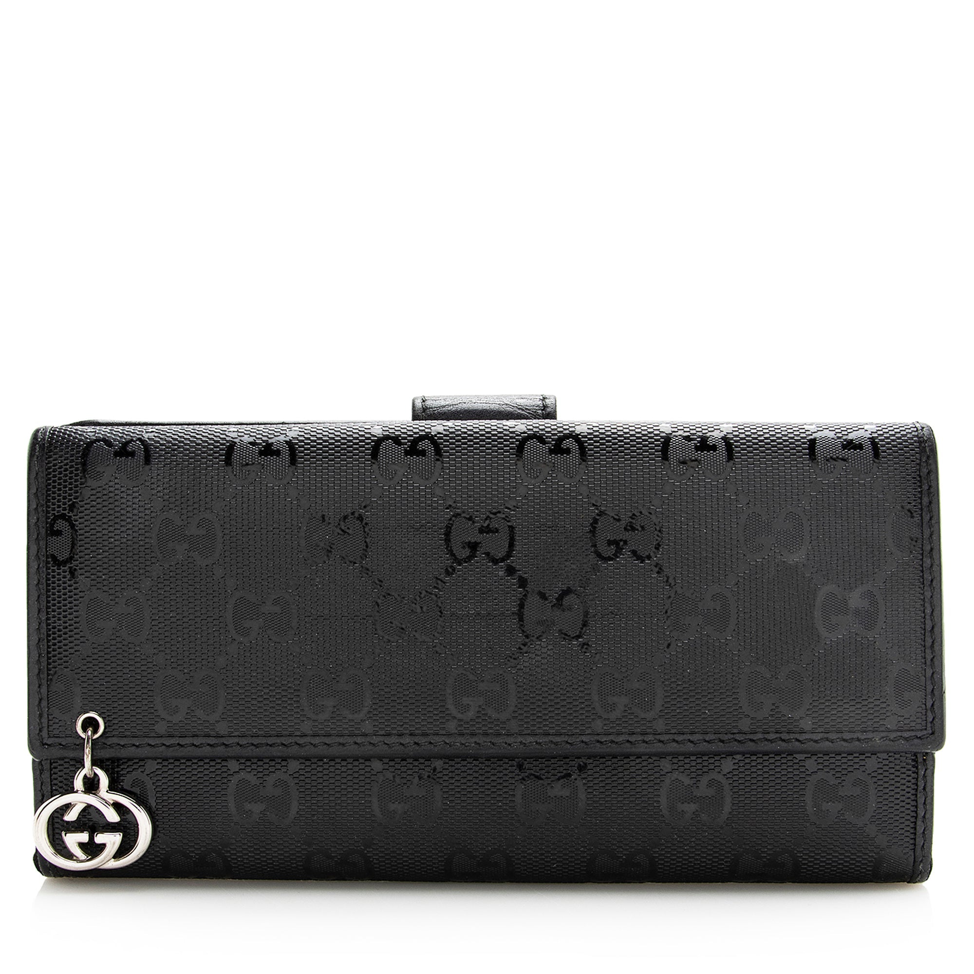 Gucci GG Imprime Interlocking G Continental Wallet (SHF-22353)
