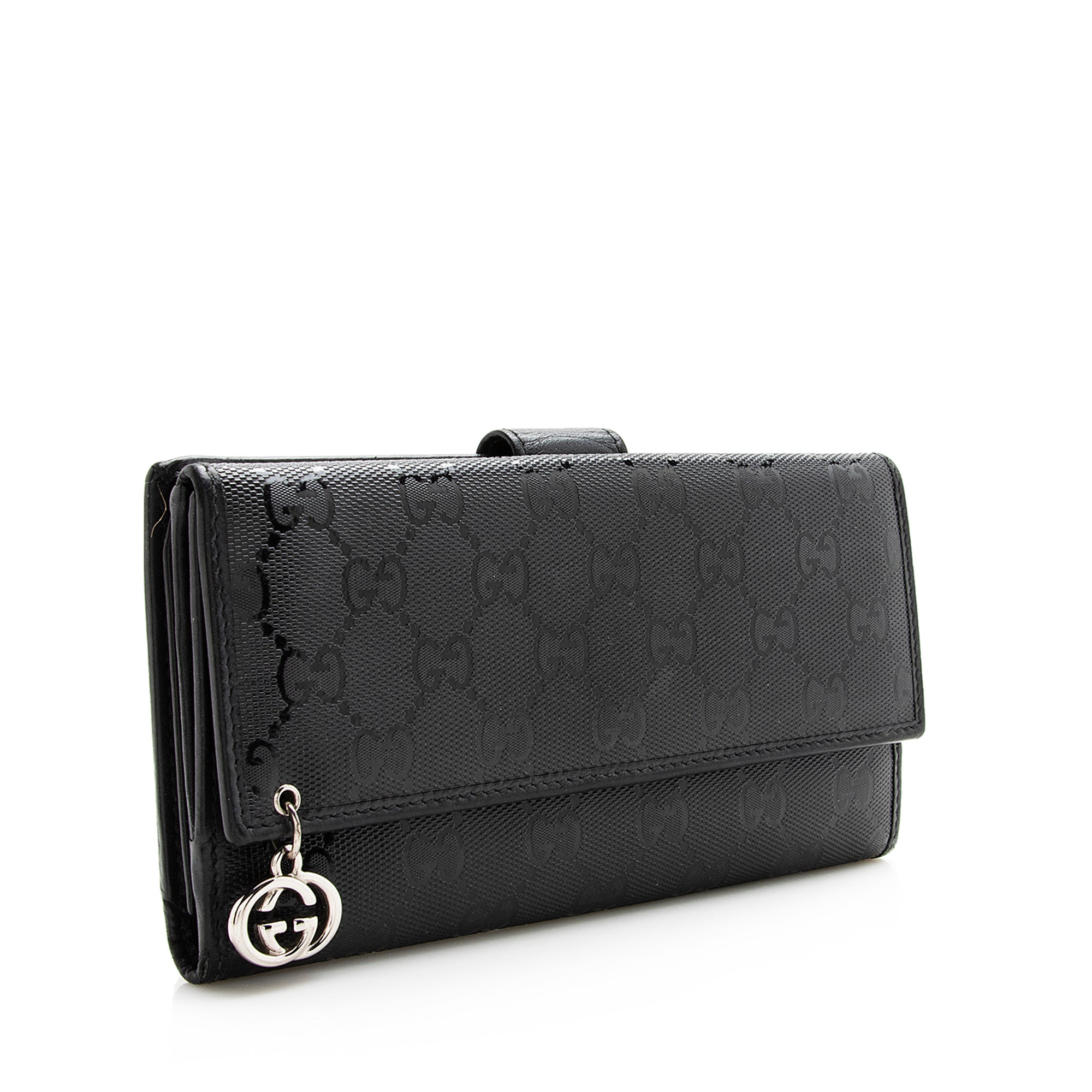 Gucci GG Imprime Interlocking G Continental Wallet (SHF-22353)