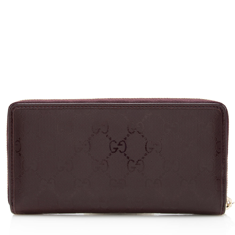 Gucci GG Imprime Interlocking G Zip Around Wallet (SHF-20127)