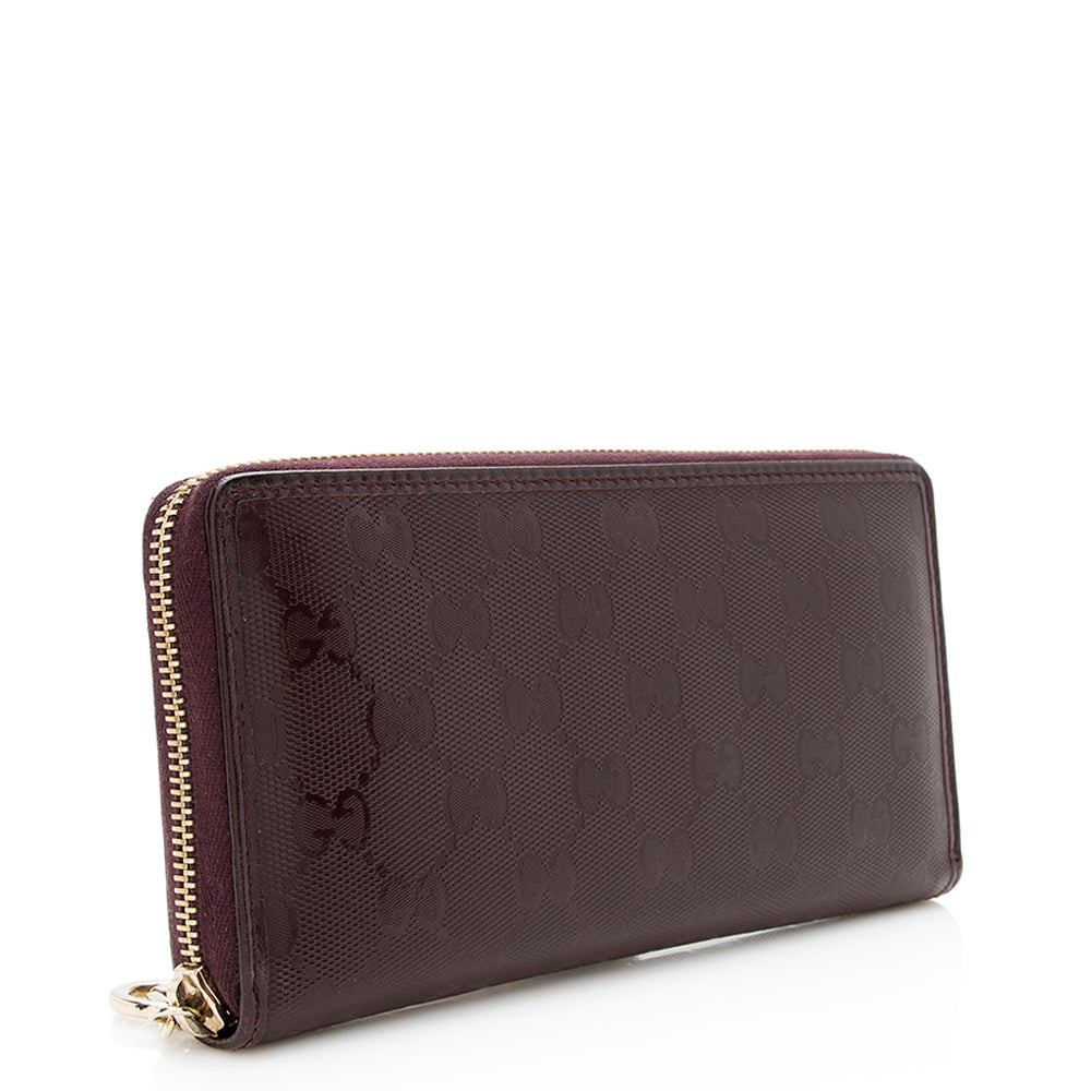 Gucci GG Imprime Interlocking G Zip Around Wallet (SHF-20127)
