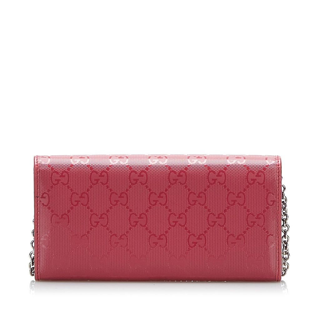 Gucci GG Imprime Wallet On Chain (SHG-clxtl4)