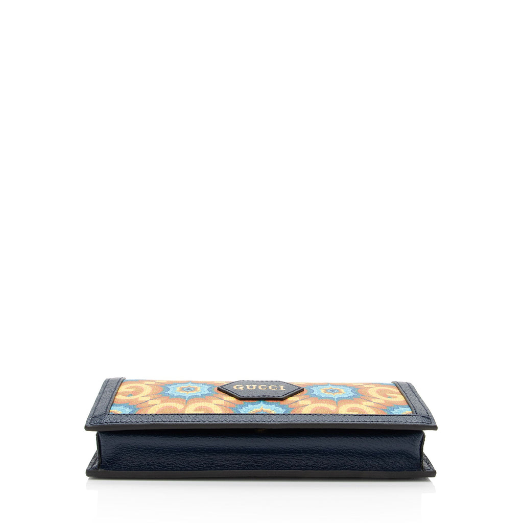 Gucci GG Kaleidoscope Canvas 100th Anniversary Chain Wallet