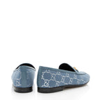 Gucci GG Canvas Horsebit Jordaan Loafers - Size 7 / 37 (SHF-WX1aiF)